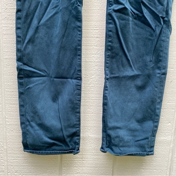 AG Adriano Goldschmeid The Graduate Tailored Leg Dark Teal Trouser Pants 40x35 - Picture 3 of 9
